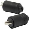 AERZETIX - C69384 - Set di 2 connettori spine maschio DIN per cavo dritto - per saldare - altoparlanti