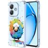 YUXING Cover Trasparente per Oppo A40 4G / A40m / A60 5G - Custodia Protettiva Sottile in TPU Morbido Antiurto con Carino Motivo Disegno Cool (Sheep)