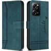 Bravoday Cover per Xiaomi Poco X5 PRO 5G / Xiaomi Poco X5 PRO 5G, Flip Custodia in Pelle PU con Slot per Schede, Portafoglio Custodia per Xiaomi Poco X5 PRO 5G / Xiaomi Poco X5 PRO 5G, Verde