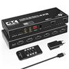 Tendak HDMI Matrix 4x2 - 4K @ 60Hz HDMI Switch & Splitter Supporta HDCP 2.2 HDR 3D con estrattore audio e telecomando IR