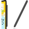 AhaStyle Custodia in silicone ultra sottile per Apple Pencil di seconda generazione e Apple Pencil Pro (2024) compatibile con ricarica magnetica e doppio rubinetto (nero)