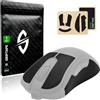SensoryBoost Grip Tape Set per BenQ Zowie EC3 CW (+ pad extra Grip), assorbe il sudore, estremamente antiscivolo, ultra sottile (0,5 mm), autoadesivo e senza residui, accessorio per mouse da gioco