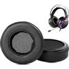 HTINDUSTRY Cuscinetti auricolari sostituzione compatibile con Tronsmart Glary cuffie virtuali 7.1 cuscinetti auricolari con pelle di proteina traspirante