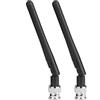 Akozon antenna 740 + Aukson 2PCS Antenna UHF con connettore BNC per EW100 EW300 EW500 G3 Ricevitore HM