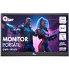 Qian Monitor portatile IPS Full HD da 15,6 a 60 Hz 1920 × 1080 con supporto, doppio altoparlante, secondo schermo ultra sottile per computer portatile/PC/Mac/PS3/4/5/Xbox