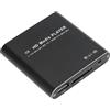 VBESTLIFE Lettore Multimediale 4K, Lettore Multimediale per Lettore Video HD, con Telecomando, Lettore MP4 Digitale, per Schede di Memoria USB AV con Interfaccia Multimediale HD(Nero)