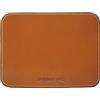 BAWAKO Tappetino mouse in vera pelle, alta qualità, 21×16 cm, antiscivolo, ultra piatto, office mouse pad per laptop desktop, tappetino mouse gaming (marrone chiaro, M)