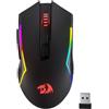Redragon Mouse da gioco wireless M693 LIT, mouse da 8000 DPI con connessione a 3 modalità, BT e wireless 2.4G, 7 pulsanti macro, capacità di alimentazione affidabile per PC/Mac/Laptop