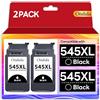 Ondula PG-545XL PG 545XL Cartucce Sostituzione per Canon 545 XL nero per Canon Pixma TS3350 MX495 TR4550 TS3150 TR4551 MG2550s MG2555s TS3151 MG3050 MG2950 TS205 (Nero, 2-Pack)