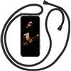 YuhooTech Custodia con Cordino per Xiaomi Redmi Note 11 PRO, Cover con Collana Practical Stylish, Trasparente Morbido Silicone Leggero Soft TPU Bumper Antiscivolo Case per Cellulare Girocollo
