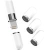 Aksenli Tappo Sostitutivo per Apple Pencil(4 pack) 1st Generation Pennino Connettore Matita Adattatore per Apple MFi Certified per iPad iPencil 1st Generazione per iPhone Accessori