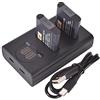 DSTE - Batteria di ricambio LI-90B LI-92B + caricatore USB doppio con display LCD compatibile con Olympus SH-1, SH-50, iHS SH-60, SP-100, SP-100EE, Tough TG-1, iHS Tough TG-2, iHS Tough TG-3, XZ-2 iHS