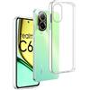REY Cover in Gel TPU Trasparente per OPPO REALME C67 4G - REALME 12 LITE 4G, Ultra Sottile 0,33 mm, Morbido Flessibile, Custodia Silicone