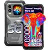 Blackview Xplore 1 Pro 5G Rugged Smartphone Termocamera, 48GB+512GB/2TB Android 15 Telefono Robusto 20000mAh, 64MP+50MP AI Camera, 6.78 FHD+ Doppio Display, IP68/IP69K/4G/NFC/OTG/GPS/FM, Nero