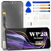 SRJTEK Per Oukitel WP23 Display LCD per Oukitel WP23 Pro Sostituzione dello schermo per Oukitel WP23 Touch Digitizer Assembly Kit di riparazione (nero, senza cornice)