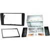 Carav 40-177* Mascherina autoradio doppio DIN con cornice in metallo per A3 8P con Symphony OEM Radio 2003-2008, A3 8P 8PA 2008-2012
