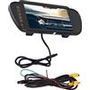Yctze Specchietto Retrovisore con Display LCD da 7 Pollici per la Telecamera di Backup