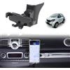 METYOUCAR Supporto per telefono da auto per Benz Smart 451 Fortwo 2009-2015, vano portaoggetti centrale, girevole, fisso, per auto, adatto per iPhone, Android e smartphone universali (guida a sinistra) (stile B