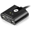 Aten 2-Port USB 2.0 Peripheral Switch, US224-AT