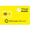 Things Mobile Scheda SIM per localizzatore GPS -Things Mobile - Copertura globale, rete multi-operatore GSM/2G/3G/4G LTE senza costi fissi, senza scadenza con tariffe competitive. 10 € di credito Incluso