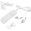 Zunate Lettore MP3, Tascabile con Mini Lettore Musicale Lossless Sound per Studenti Che Corrono in Viaggio, Ascolta Romanzi, Supporta Schede di Memoria Fino a 64 GB, Standby Lungo 180 MAh(Bianco)