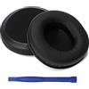 Aiivioll Cuscinetti di ricambio compatibili con cuffie JBL E50BT Over Ear, cuscinetti auricolari Protein in in pelle PU, parti di riparazione (nero)