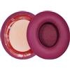 Sodorous Solo3 - Cuscinetti di ricambio per cuffie On-Ear wireless Beats Solo 2 e Solo 3, in memory foam, con morbida pelle proteica (rosso mattone)