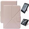 FineGear Custodia per eReader 7'' Kindle Colorsoft Signature Edition 2024 / 7'' Paperwhite 2024 / 6.8'' Paperwhite 2021, Pelle PU Morbido e liscio - Rosa