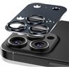 Diruite Pellicola Obiettivo Fotocamera per iPhone 14 Pro Max/15 Pro Max/16 Pro Max Lens Protector,Design Unico HD Vetro Temperato Antigraffi Protector Camara,Blu