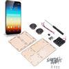 Uadme Kit Cassa Bluetooth Fai Da Te,Kit Altoparlanti In Legno Assemblaggio Fai-Da-Te Portatile Modulo Circuito Stereo Scatola Altoparlante Elettronico per Altoparlante Esperimento Scientifico DIY