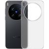 GIOPUEY Cover Compatibile con Vivo X300 PRO, Materiale PC Rigido Custodia, Comodo e Liscio al Tatto Case，Antiurto, Anti-Impronta - Translucent