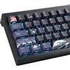 JakeTsai Copritasti PBT, 129 tasti Double Shot Keycaps incisi laterali trasparenti Keycap Set Cherry Profile Keycaps retroilluminati per Cherry MX Switch ASIN/ISO Layout Tastiera meccanica