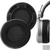 GEEKRIA Cuscinetti auricolari di ricambio in pelle di pecora e velour Geekria Elite per Hifiman HE 400SE/400/400I/400S, HE 560/560I/500/300/350, SUNDARA, parti di riparazione (Nero)