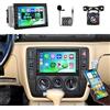 Hikity 2G+64G Android 15 Autoradio per Opel Corsa d Astra J Zafira Meriva Vivaro con Wireless Carplay Android Auto 7Pollici Car Radio Stereo con GPS Navi WiFi DSP FM RDS Telecamera Posteriore (Bianco)
