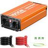 Joemnwart Inverter 1500W, Convertitore di Tensione a Onda Sinusoidale Modificata da 12V a 230V, Potenza di Picco 3000W, ideale per laptop, tablet, smartphone e altro