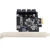 NFHK Adattatore per scheda madre VL805 da USB 3.0 a PCI-E 1X Express Card VL805, 5 Gbps, 19 pin, 20 pin