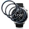 QULLOO 3 Pezzi Pellicola Protettiva Compatibile per Amazfit Balance 2,3D HD Schermo Pellicola, Trasparente Senza Bolle Protezione Protettivo Film per Amazfit Balance 2