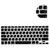 MiNGFi Copritastiera Silicone russo per MacBook Pro 13 A1278 A1425 A1502 (2008-2017), Air 13 A1369 A1466 (2010-2017), Pro 15 A1398 A1286 (2008-2015), Pro 17 A1297 (2011) US/ANSI - Nero