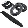 Geekria Set di cuscinetti auricolari e copertura fascia di ricambio per Bose QuietComfort QC2, QC15, parti di riparazione (Nero)