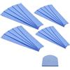 CTRICALVER Pad Termici, 120 * 20 * 1.5mmThermal Pad Autoadesivo， Pad Termico in Silicone, con Conducibilità Termica 6 W/m*k, per SSD CPU GPU LED IC Chipset Raffreddamento (20 Pezzi, Blu)