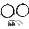 Sound Way Sound-way Set di altoparlanti autoradio con 2 cavi 16,5 cm compatibile con Fiat Panda