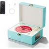 Yintiny Lettore CD blu di tempo Music Box con gli altoparlanti per la decorazione domestica