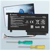 CSEXCEL PA5107U-1BRS - Batteria di ricambio per laptop Satellite L55-A5284 S55t-A5202 S55-A5295 S55t-A5337 S55t-A5389 L55t L55 L50-A L50 P55-A5200 P50-A B P50 P50-A P55t-a P55t-A5116