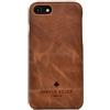 Porter Riley - Custodia in Pelle per iPhone SE 2022/20 e iPhone 8 / iPhone 7. Custodia Posteriore Sottile in Vera Pelle Premium (Abbronzatura)
