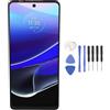 Generic Schermo LCD 6.8 Pollici per Moto Stylus 2022 XT2211 XT2215 FHD+ 1080x2460 Display Digitizer Touch con Kit Riparazione Impronta Digitale
