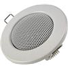 ChiliTec Mini Built-in Ceiling Speaker Halogen Look Ø 8 cm profondità 6 cm Bianco