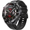 GIOPUEY Cinturini Compatibile con Huawei Watch Ultimate 2, Morbido Silicone Cinturino [Resistente all'Usura] [Traspirante] - Black