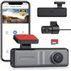 YGiTK Dash Cam Frontale e Posteriore 2K+1080P, WiFi per Auto con App, Parcheggio 24h, Visione Notturna, G-Sensor, 160° Grandangolo - Include 32GB SD Card