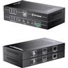 v AV Access AV Access Estensore KVM HDMI USB, 50m/164ft 4K 60Hz su Cat5e/6/6a/7, 2K@144Hz, 1080P@240Hz, 4 porte USB2.0, HDCP2.2, nessuna perdita/ritardo segnale USB/video, POC, gest. EDID indip.