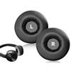 Emezddo 2 pezzi di cuscino di ricambio, rivestimento per cuffie, compatibile con Sony cuffie WH-CH500/CH510/ZX330BT/ZX310/ZX110/ZX600/ZX660 (nero, 70 mm)